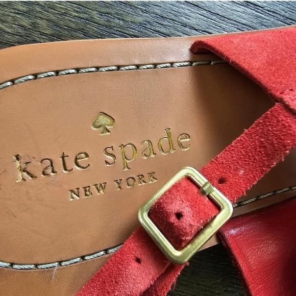 Kate Spade New York Carlita Suede Tassel Sandals, Women's Size 8 - Picture 7 of 13